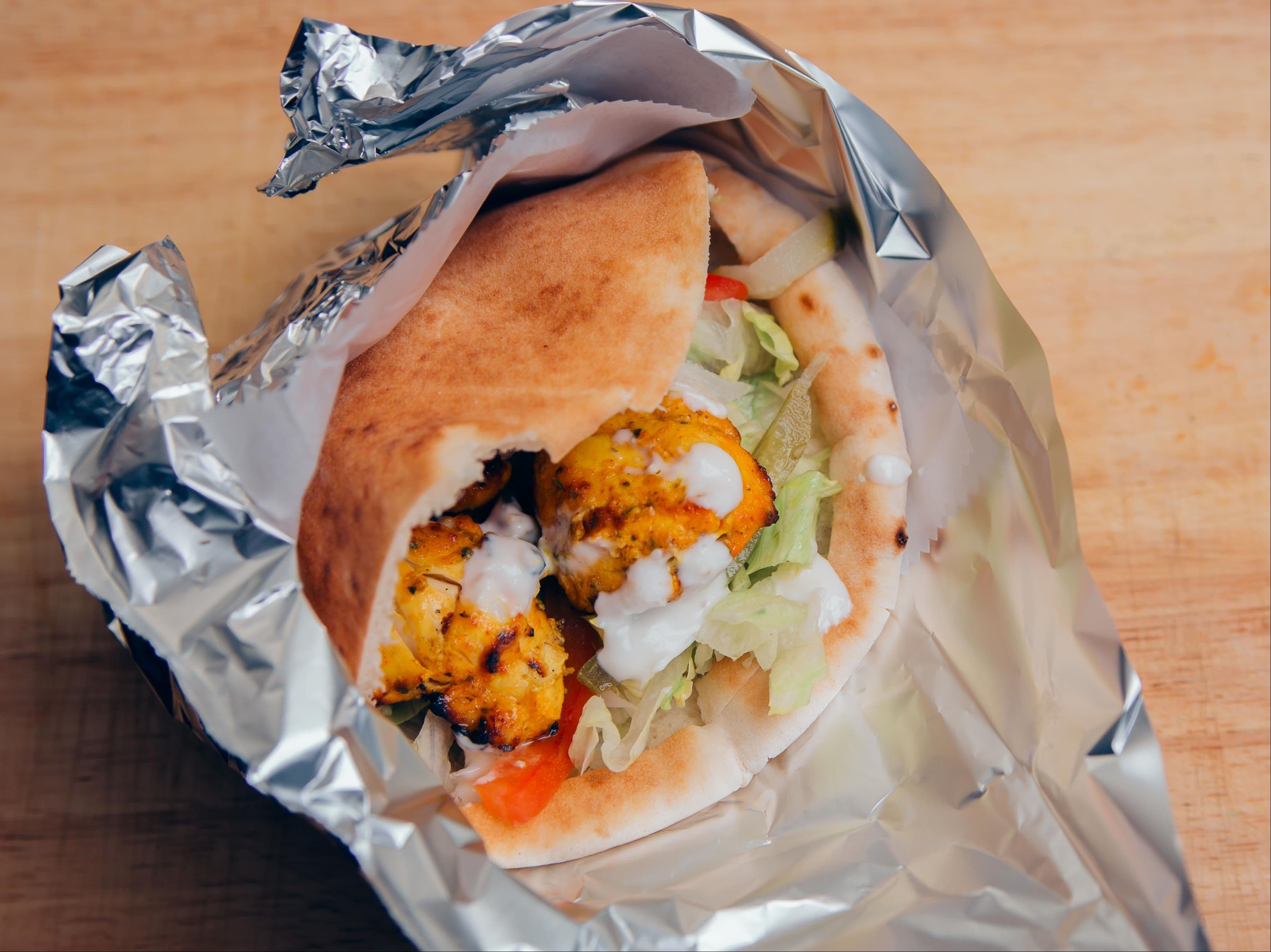 Chicken Kabob Sandwich