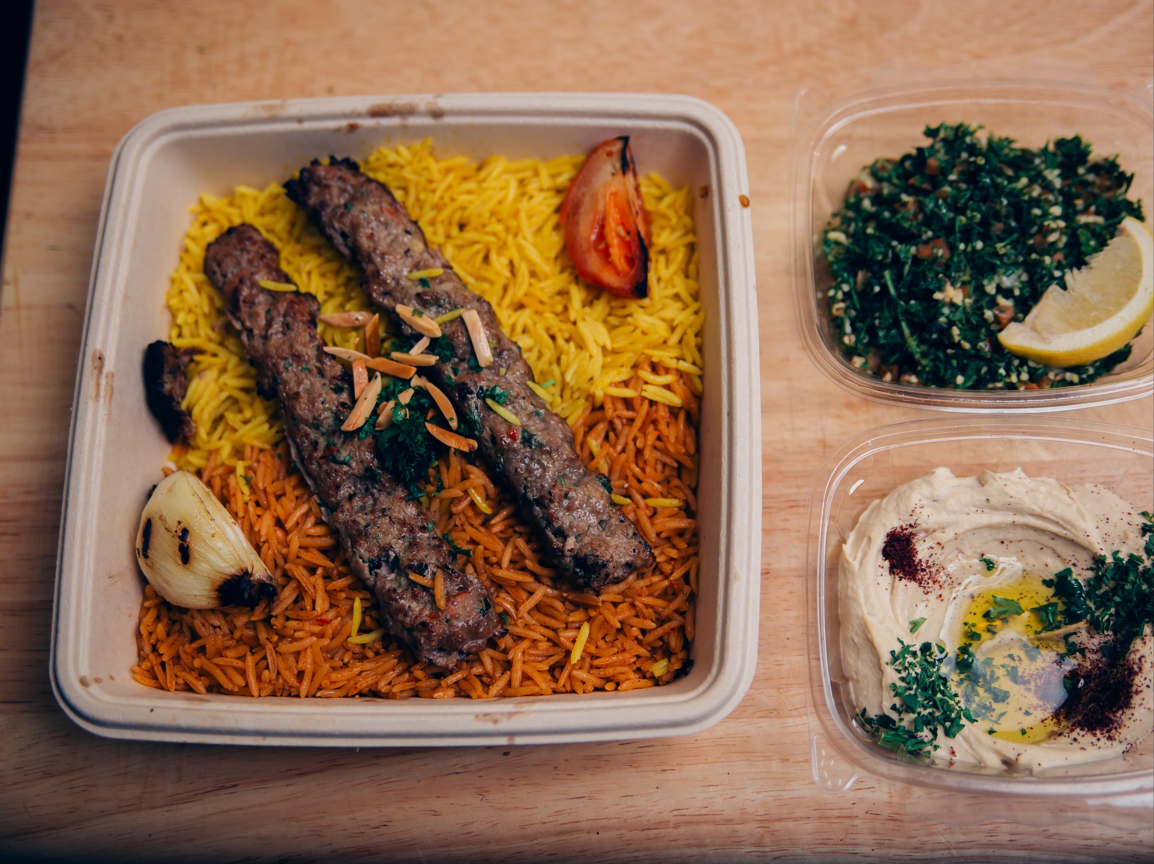 Lamb Kabob Entree