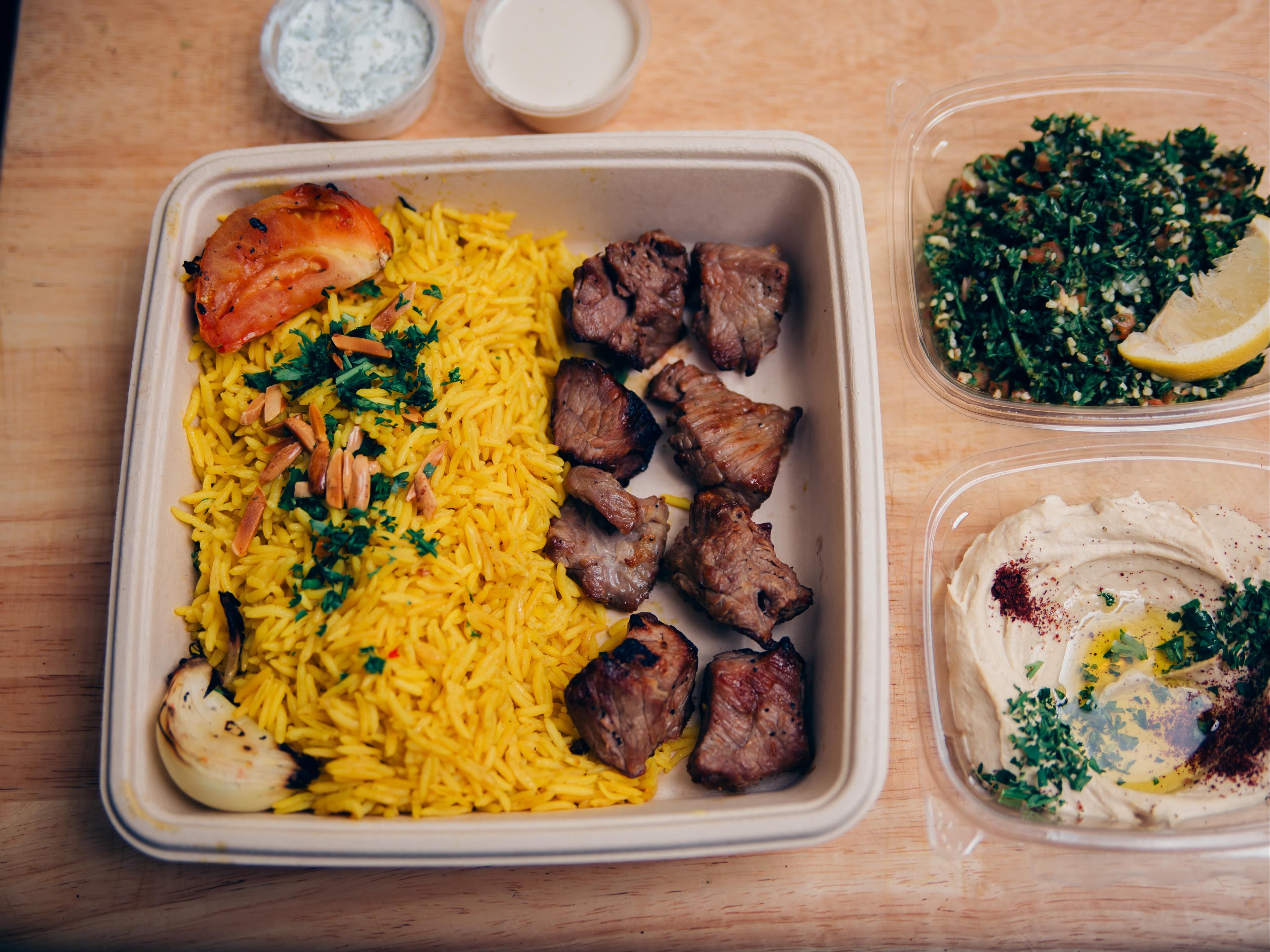 Steak Kabob Entree