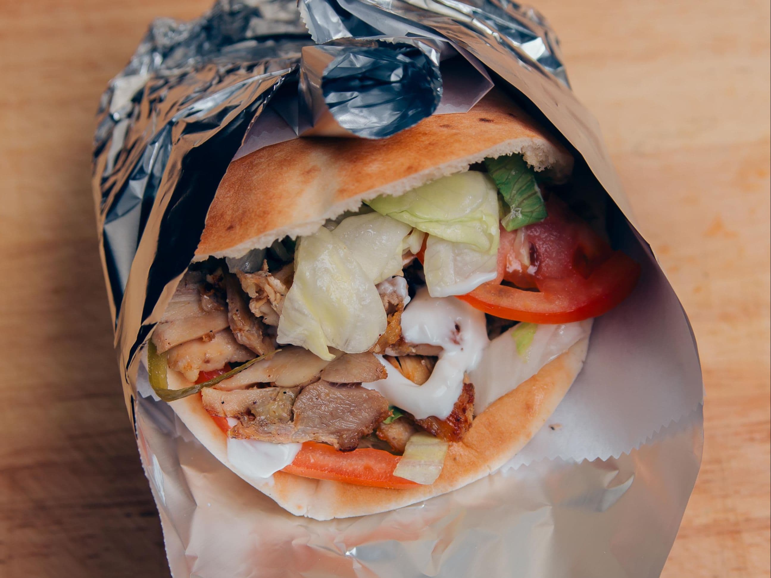 Chicken Shawarma Pita Meal