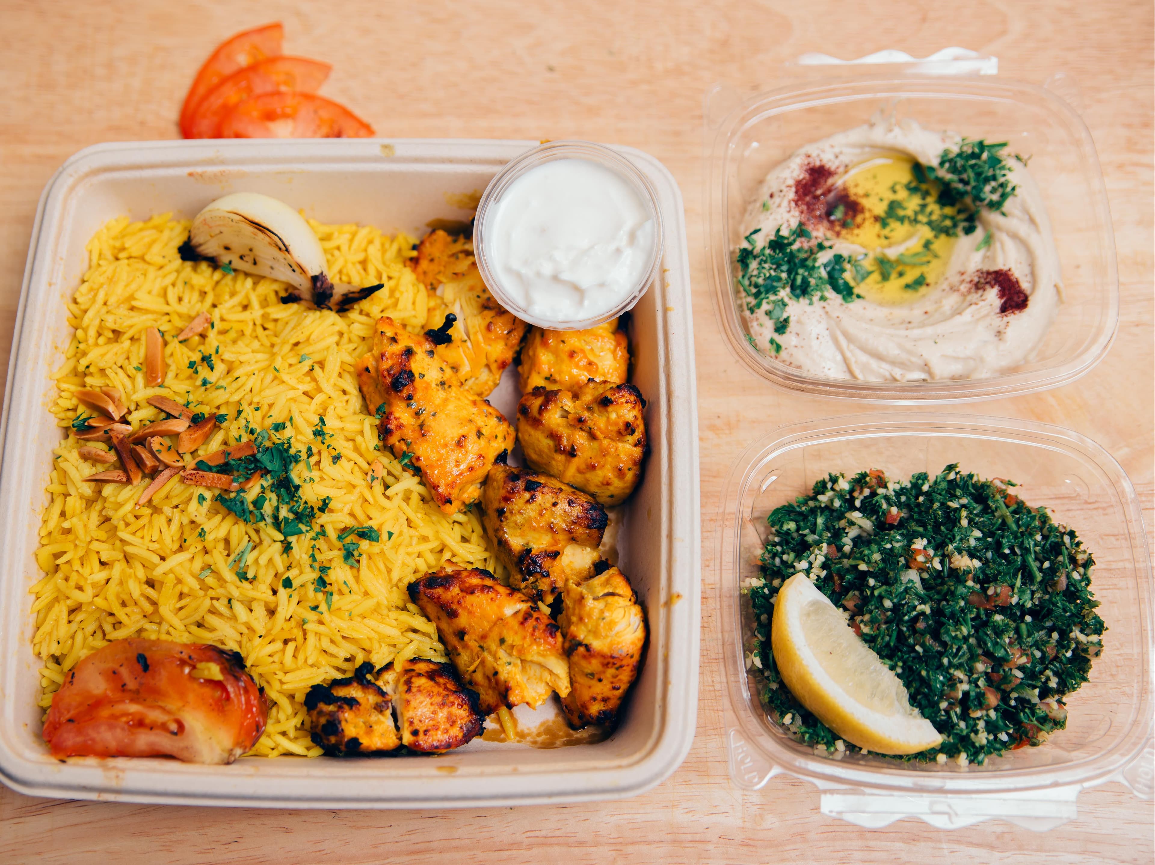 Chicken Kabob Entree