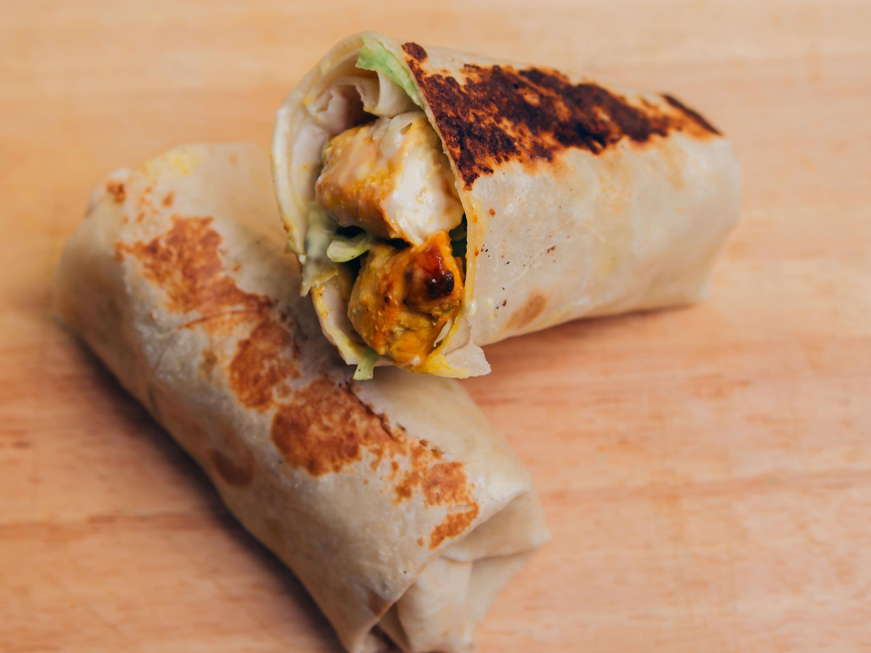 Spicy Chicken Kabob Sandwich